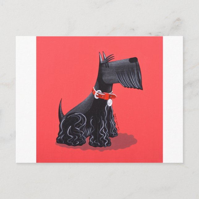 Carte Postale Scottish Terrier (Devant)