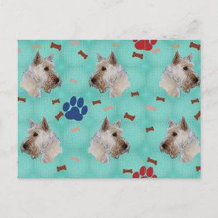 Carte Postale Scottish Terrier Portrait