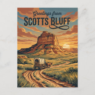 Carte Postale Scotts Bluff Monument National USA