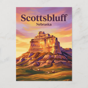 Carte Postale Scotts Bluff National Monument États-Unis