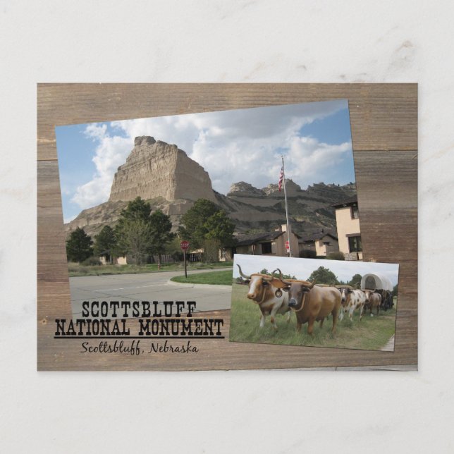 Carte Postale Scotts Bluff Nebraska National Monument Park USA (Devant)