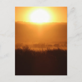 Carte Postale Scottsbluff Nébraska cultivant le coucher du