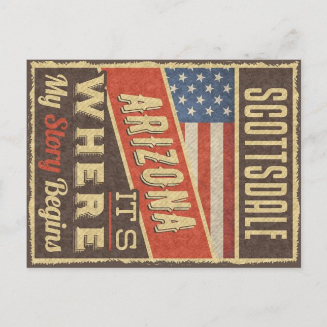 Carte Postale Scottsdale Arizona (Devant)