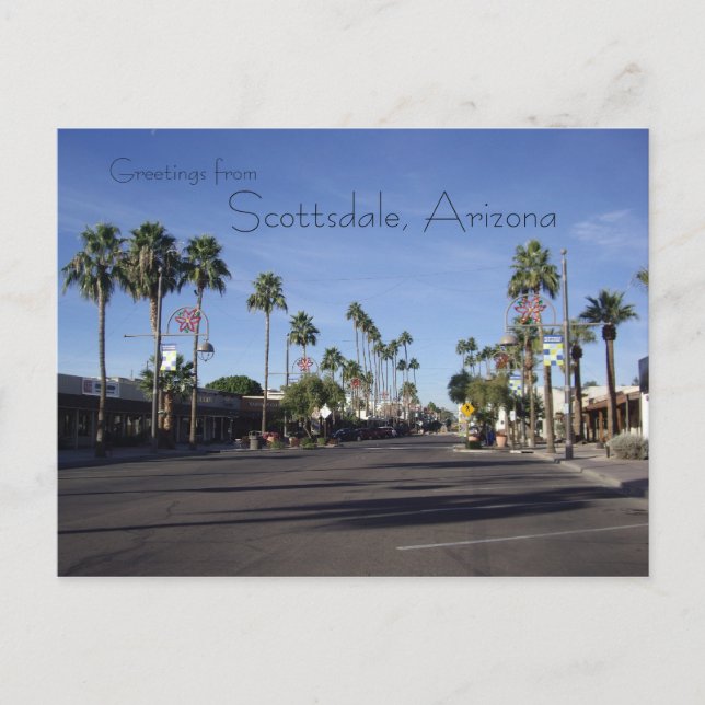 Carte postale Scottsdale, Arizona (Devant)