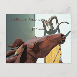 Carte Postale Scottsdale Arizona Arts District PostCard Photo AZ