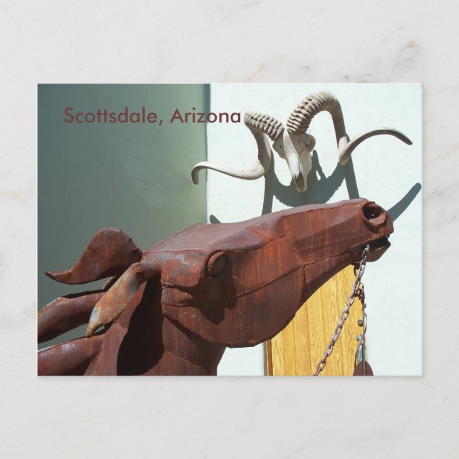 Carte Postale Scottsdale Arizona Arts District PostCard Photo AZ (Devant)