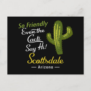 Carte Postale Scottsdale Cactus Funny Retro