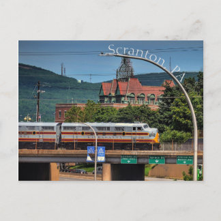 Carte postale Scranton PA - Porte d'entrée de la v