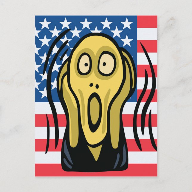 Carte Postale Scream American (Devant)