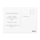 Script bleu minimaliste Nous Avons Déménagé Nouvel