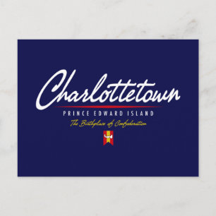 Carte Postale Script Charlottetown