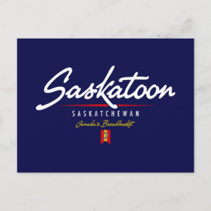 Carte Postale Script de Saskatoon