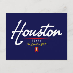 Carte Postale Script Houston