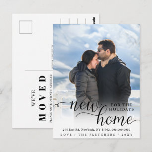 Carte Postale Script moderne Nouvelle maison pour les vacances P