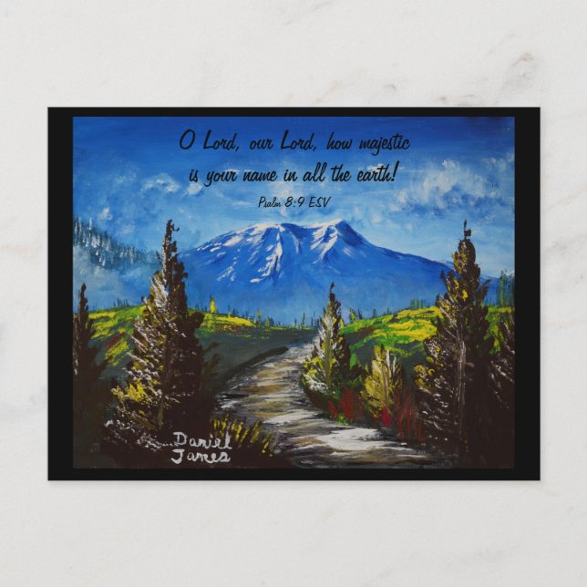 Carte Postale Scripture de Mountain (Devant)