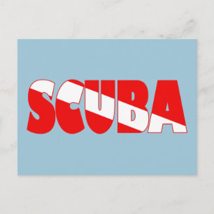 Carte Postale Scuba (anglais)