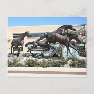 Carte Postale Sculpture à la bibliothèque George Bush