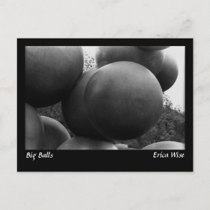 Carte Postale Sculpture Big Balls