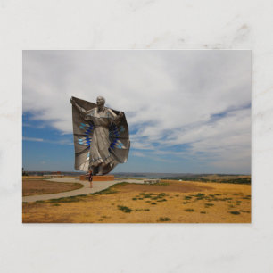 Carte Postale Sculpture de la dignité, Chamberlain, Dakota du Su