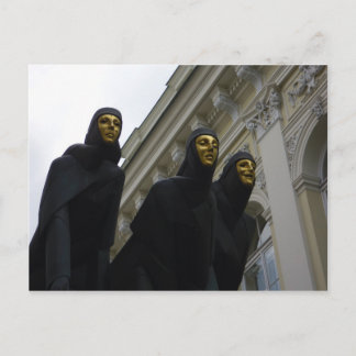 Carte Postale Sculpture de trois muses