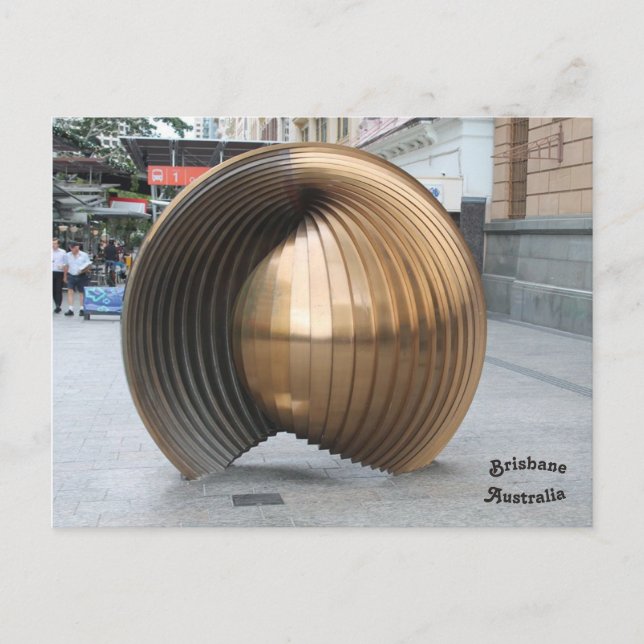 Carte Postale Sculpture Shell Nautalis, Brisbane, Australie (Devant)