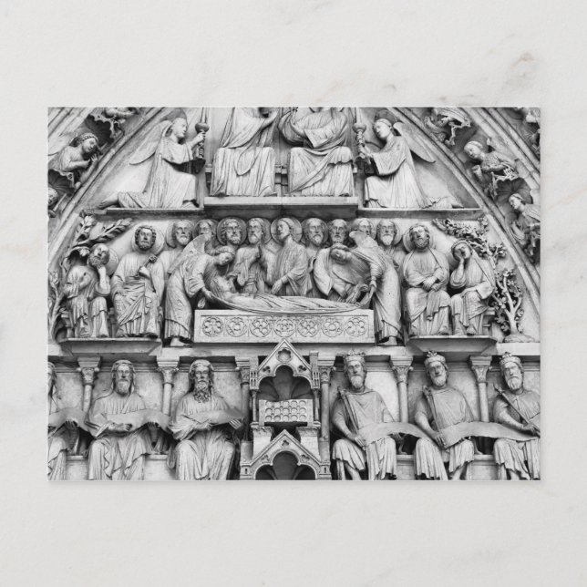 Carte Postale Sculptures historiques, chrétiennes Notre Dame Par (Devant)
