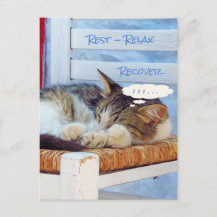Carte postale Se reposer Détendre Récupérer
