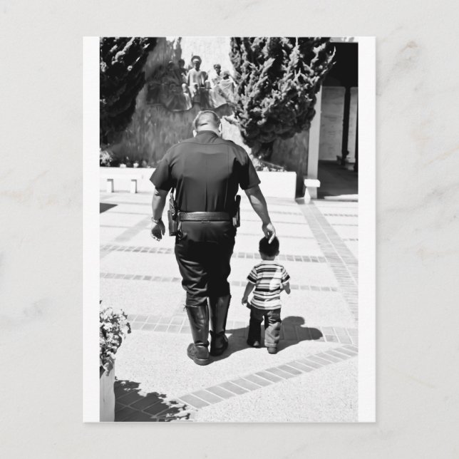 Carte Postale Se souvenir de Cops Care (Devant)