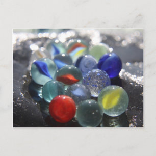 Carte Postale Sea Glass Marbles