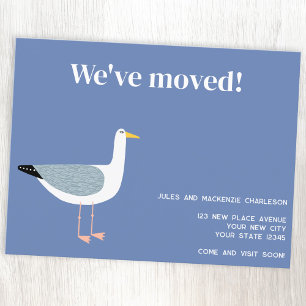Carte postale Seagull Moving New Home Faire-part