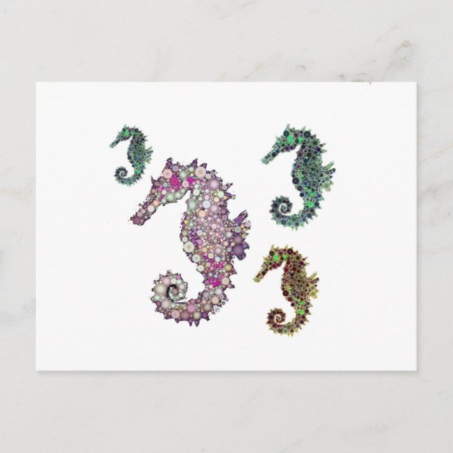 Carte Postale Seahors Art par LeahG (Devant)