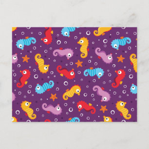 Carte Postale Seahors Motif sans voile
