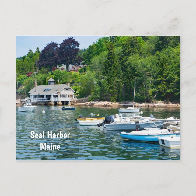 Carte Postale Seal Harbour dans le Maine (Devant)