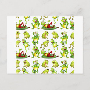 Carte Postale Seamless frog