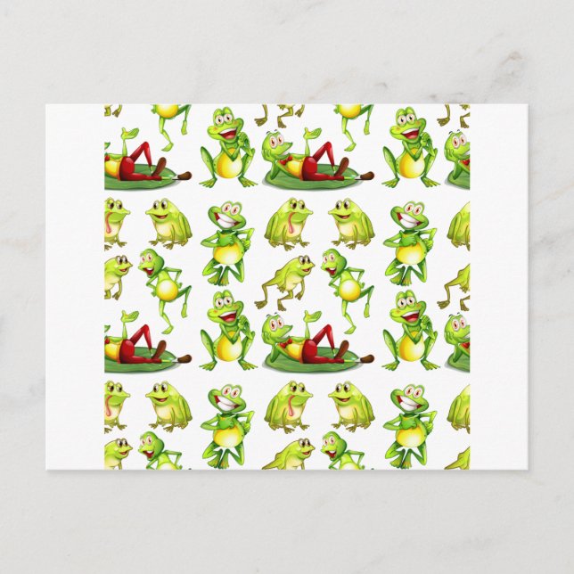 Carte Postale Seamless frog (Devant)