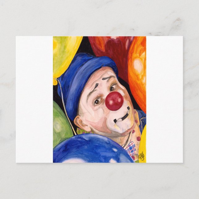 Carte Postale Sean Carlock Clown (Devant)