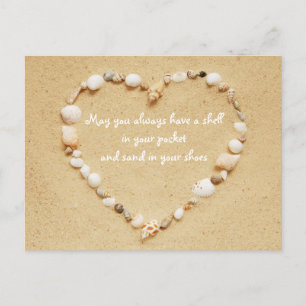 Carte postale Seashell Blessures