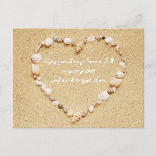 Carte postale Seashell Blessures (Devant)