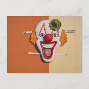Carte Postale Seaside Heights NJ Ornement de Clown 1978 Rétro