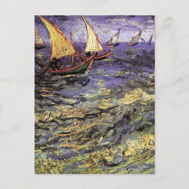 Carte Postale Seasons à Saintes Maries par Vincent van Gogh (Devant)