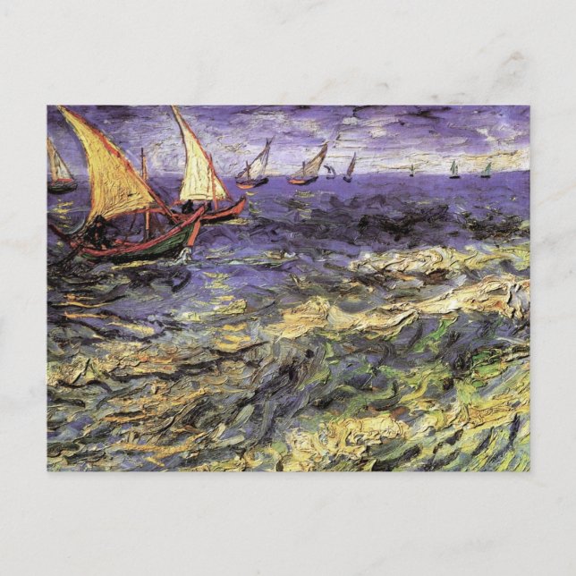 Carte Postale Seasons à Saintes Maries par Vincent van Gogh (Devant)