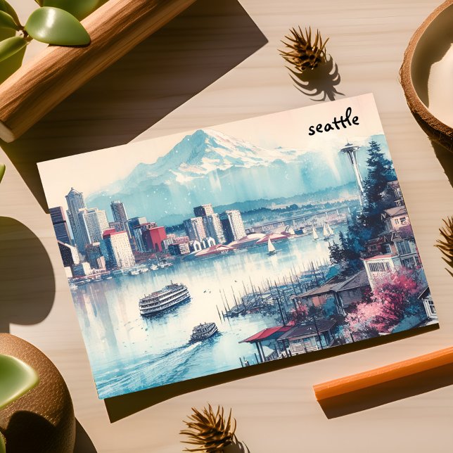 carte postale seattle (Créateur téléchargé)