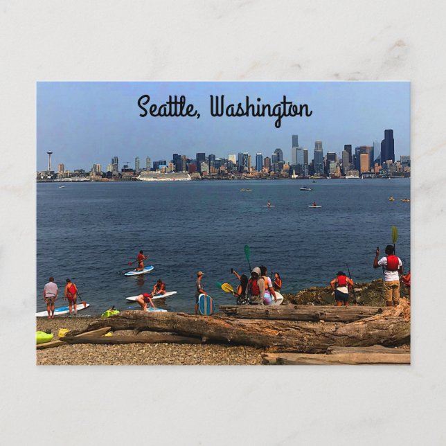 Carte postale Seattle Skyline #4-2 (Devant)