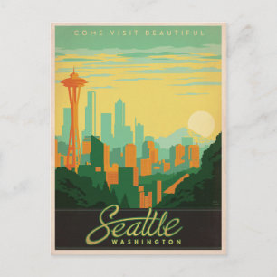 Carte Postale Seattle, WA