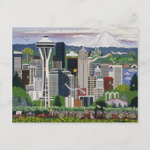 Carte Postale Seattle Washington