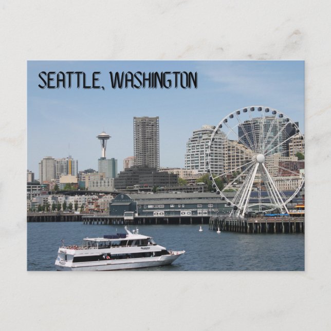Carte postale Seattle Washington (Devant)