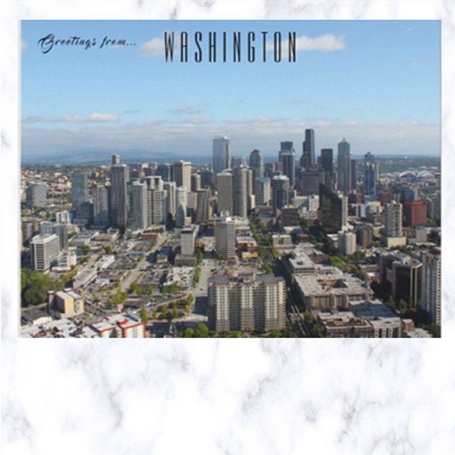 Carte Postale Seattle Washington (Créateur téléchargé)