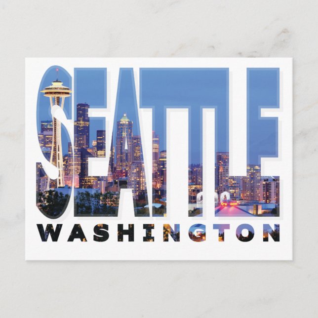 Carte postale Seattle, Washington (Devant)