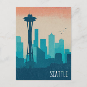 Carte Postale Seattle Washington