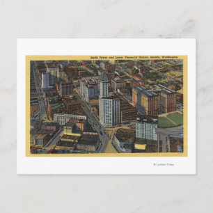 Carte Postale Seattle, Washington - Aerial of Smith